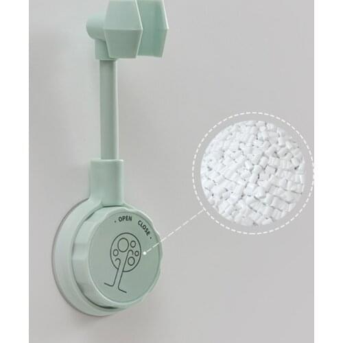 Shower Head 360° Adjustable Rotatable No-Punching Shower Head Bracket Wall Mount Holder for Hand Held Shower Head Rack W3JE