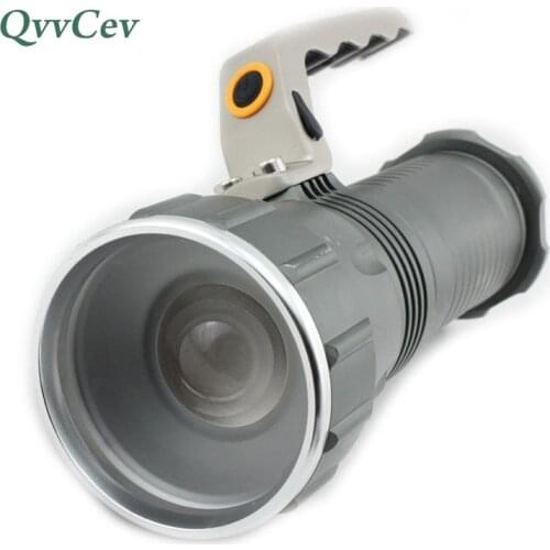 Portable Led Searching Lamp Xml-T6 Long Range Led Flashlight Light Flash Torch Zoom Focus Powerful Searchlights Hunting