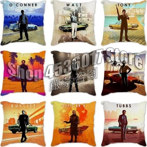 Movie Poster Pillow Covers Cushion Pillowcase Throw Pillow Covers For Sofa Case Pillows Covers Decorative 45x45cm Accessories