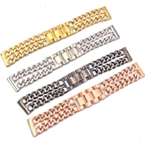 22mm Stainless Steel Watch Band Replacement Strap for Samsung Gear S3 Classic S3 Frontier