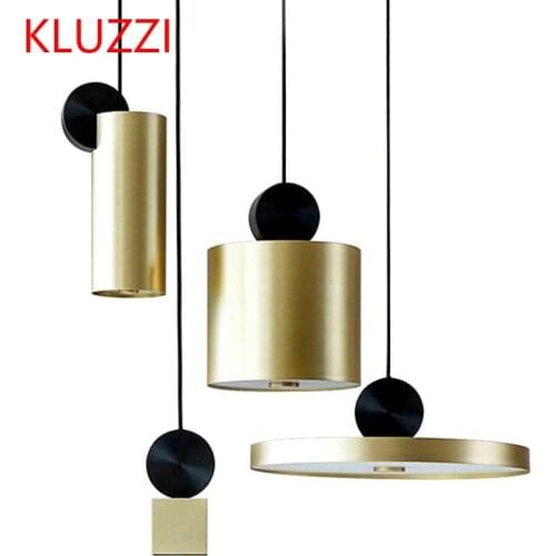Modern Gold Pendant Light Metal Hanglamp LED Pendant Lamps for Living Room Restaurant Bar Bedroom luminaria Light Fixtures