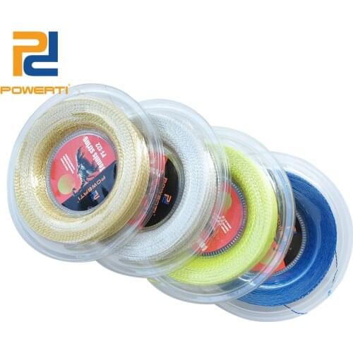PowerTi 1.30mm Nylon Wire Tennis String Soft Feeling Tennis Racket Strings Durable Control 200m Reel Made in Taiwan