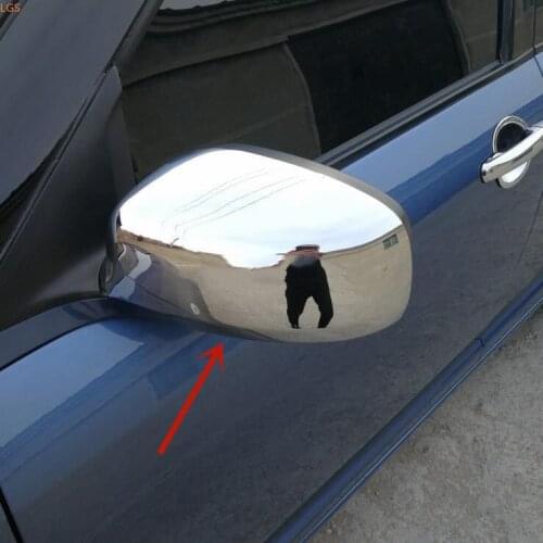 For Suzuki Swift 2005-2016 High-quality ABS Chrome rearview mirror decoration cover anti-rub protection car accessories