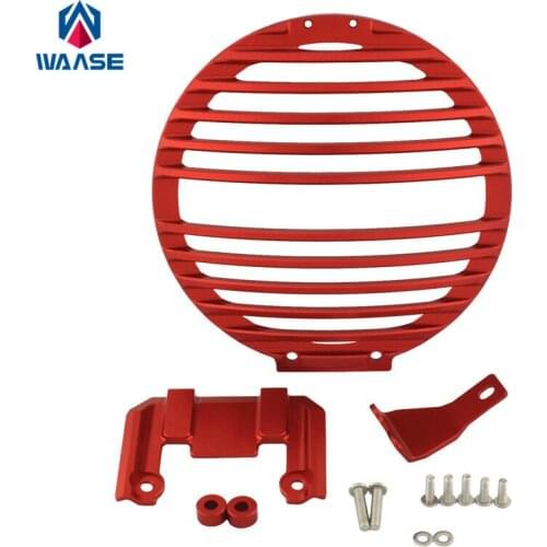 Waase Motorcycle Headlight Head Lamp Light Grille Guard Cover Protector For Honda CB650R CB 650R 2019 2020