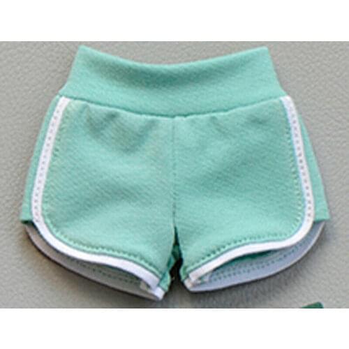 1/6 Scale Ai Green Knitted Sports Shorts Yoga Pants Model for 12" Female Body