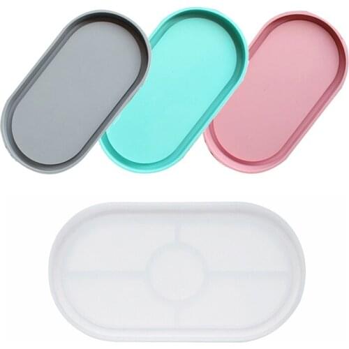 1pcs Mold Ashtray Coaster Flexible Silicone Mold Epoxy ResinCraft Clay Resin Molds Plaster Mold DIY Home Decor