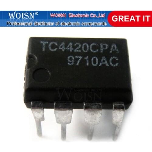 5pcs/lot TC4420EPA TC4420CPA TC4420 = MIC4420BN MIC4420 DIP-8 In Stock