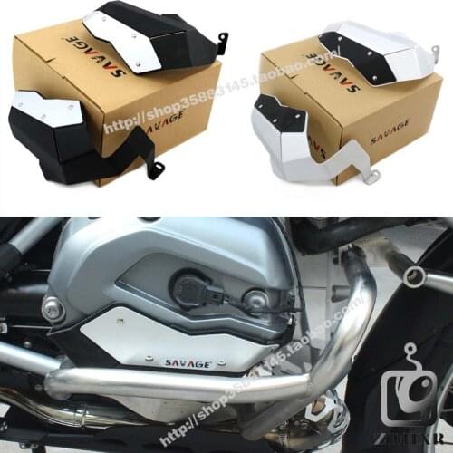 For BMW R1200GS ADV 2013-17 (water cooled) R1200GS LC 2013-16 aluminum cylinder cover cover / guard engine side protection cover