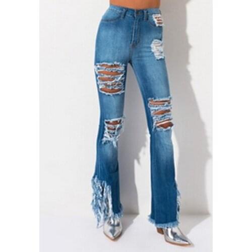 Женские джинсы клеш ITFABS China At AliExpress