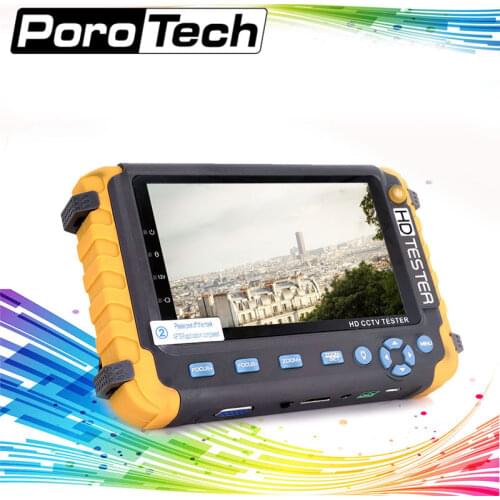 IV8W 5 Inch TFT LCD 1080P 8MP 4-IN-1 TVI AHD CVI Analog CCTV Tester Security Camera Tester Monitor VGA HDMI Input Audio Test