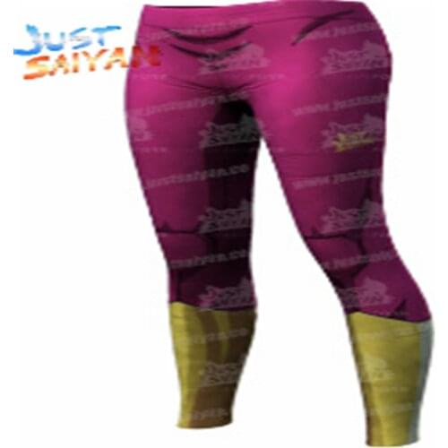 Harajuku Cosplay Anime character sports shirt set with short sleeves leggings compression suit exercise mens tights jersey