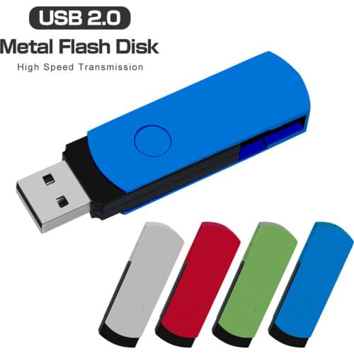 Metal memoria usb flash drive 64GB pendrive 32GB 8GB waterproof pen drive 16GB 128G flash 2.0 cle usb stick key wholesale