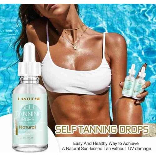 Natural Tanning Oil Self Tanning Body Cream Sunless Bronzer Natural Solarium Oil Face Sun Tan Bronze Lotion For Men And Woman