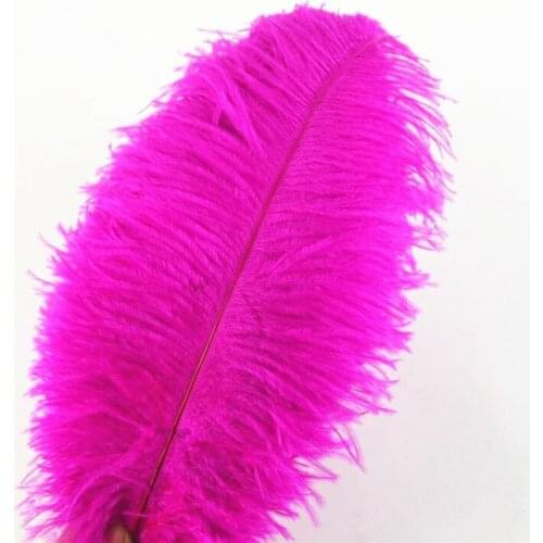 Wholasale Rose Ostrich Feathers for Crafts 15-70cm 6-28" Wedding Decoration plumes Party Ostrich Feather Carnival Dancer Plumas