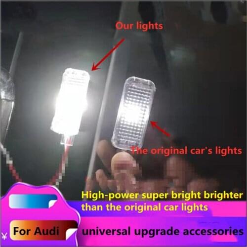 Suitable for Audi A3 A4 A5 A6 A7 A8 Q3 Q5 universal upgrade accessories super bright LED footlight door lighting lamp lighting