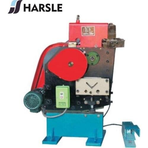 Manual punching and shearing machine, Small mechanical ironworker punching bending notching cutting machine