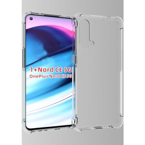 Crystal transparent Anti-Scratch Shockproof Durable Flexible soft Case Cover for Oneplus Nord CE 5G Cases