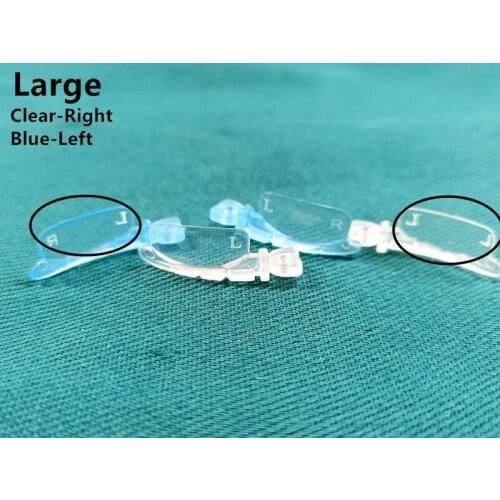 Dental Plastic Fender Style Wedges Refill Matricx Bands Left+Right Large Size