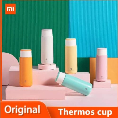 Xiaomi Thermos Portable 380ml Cup Warmer Mug Mini Multicolor Magic Shaker Cup Can Warm Hands Face In Winter