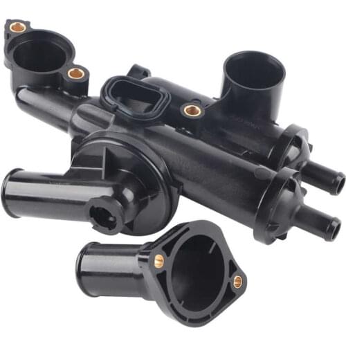 68003582AB Engine Coolant Coolant Thermostat with Housing for Chrysler Sebring Dodge Caliber Jeep Compass Car Cooling System