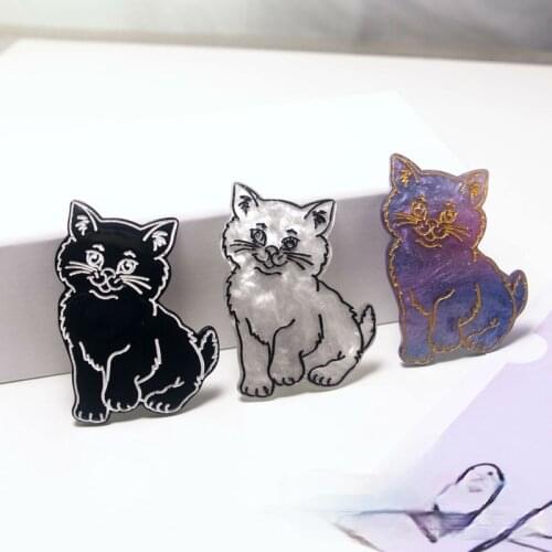 Cute cat hairclips barrettes kitten hairgrips headwear hair accessories