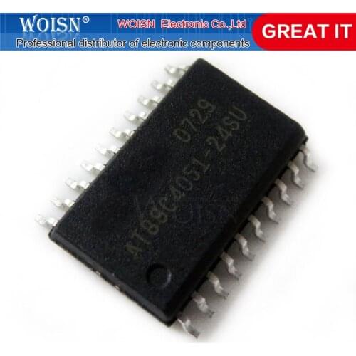 1pcs/lot AT89C4051 AT89C4051-24SU AT89C4051-24SI SOP20 In Stock
