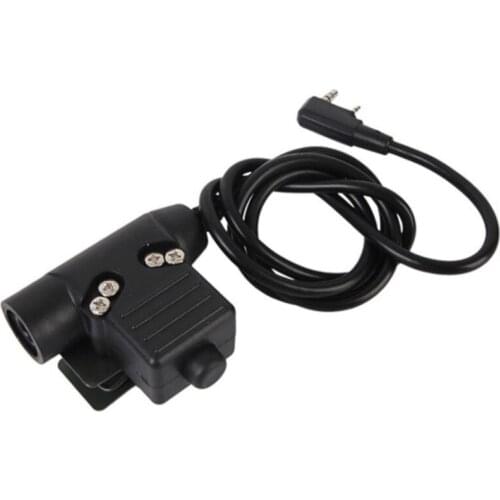 10xU94 PTT Headset Military Adapter For PUXINGPX-888 PX-777 Retevis H777 RT-5R RT-B5 RT-B6 R888Plus Baofeng UV-B5 UV-B6 UV5RC