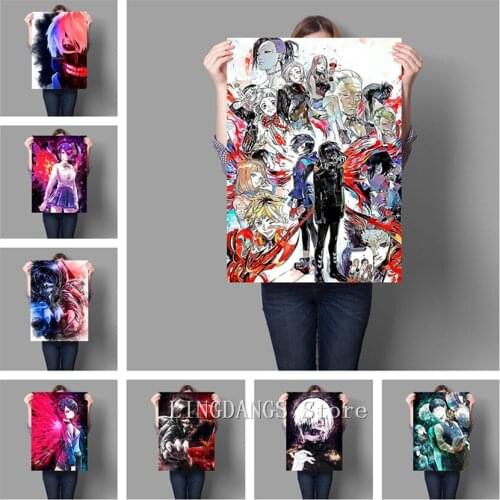 5D DIY Diamond Painting Japanese Anime Tokyo Ghoul Cartoon Boys Diamond Mosaic Cross Stitch Handmade Full Drill Home Decor Gift