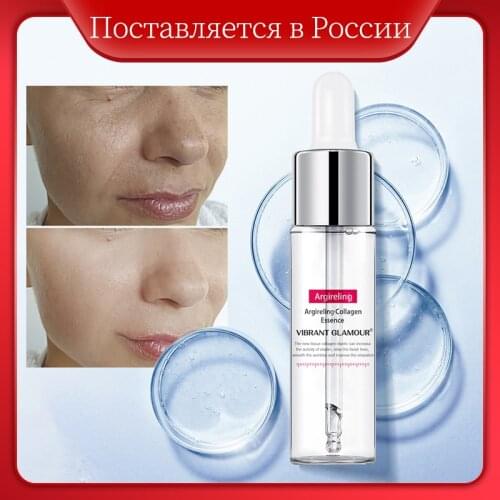 15ml Six Peptides Collagen Face Serum Anti-Aging Wrinkle Essence Cream Lift Firming Whitening Moisturizing Skin Car