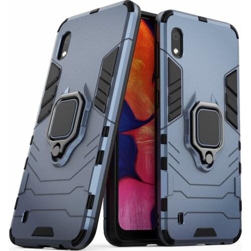 Armor Case For Samsung Galaxy A10 Case Shockproof Combo Ring Holder Case For Funda Samsung A 10 A10 2019 Back Funda couqe