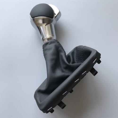 Nappa Leather Automatic Gear Shift Knob Handball Gear Stick Universal for Audi Q3 A3 S3 RS3 VW Golf for DSG S-Tronic