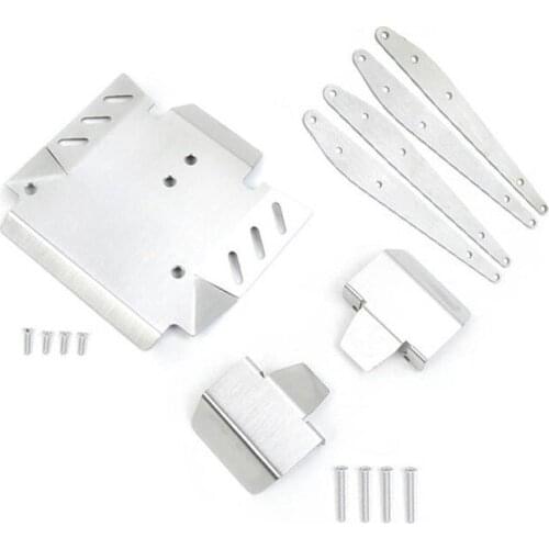 Stainless Steel Metal Chassis Armor Axle Protector Arm Guard Plate for AXIAL RBX10 Ryft 1/10 RC Crawler Upgrade Parts