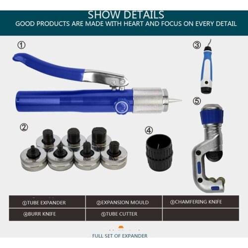 CT-300AL Hydraulic Copper Tube Expander 10-42mm Air Conditioning Copper Tube Expander Refrigeration Hydraulic Expander