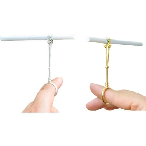 European And American Retro Style Men And Women Smoking Ring Small Palm Adjustable Cigarette Holder Ring