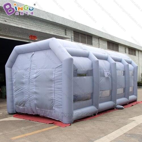 Customized 6.7X3.7X2.8 Meters Inflatable Paint Booth / Air Blown Spray Booth Tent - BG-T0182