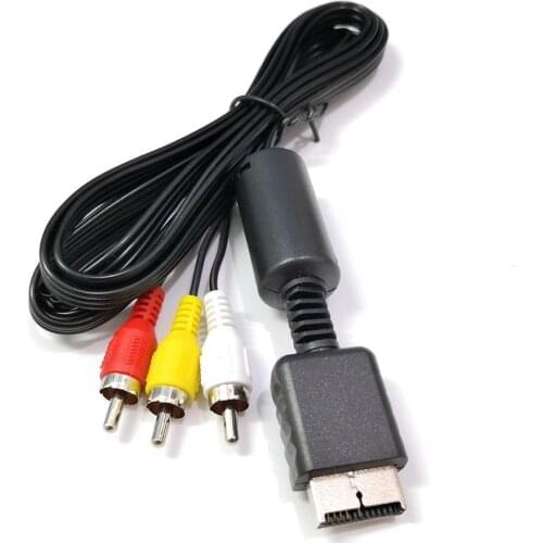 Multi Component Games Audio Video AV Cable to RCA for SONY PS2 PS3 PlayStation SYSTEM Cable Console TV Game Computer Accessories