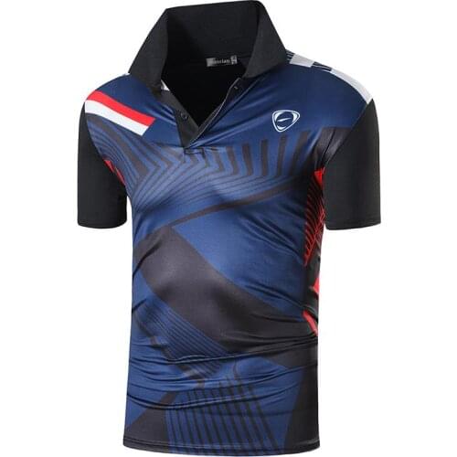 Jeansian Mens Sport Tee Polo Shirts POLOS Poloshirts Golf Tennis Badminton Dry Fit Short Sleeve LSL267 Black2