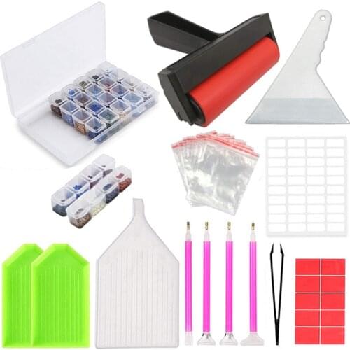 5D Diamond Painting Tools and Accessories Kits Diamond Embroidery Storage Box for Adults or Kids