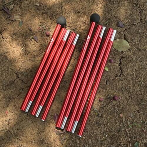 Newly Aluminum Alloy Canopys Pole Beach Tent Support Frame Top Ball Telescopic Hall Pole for Outdoor Camping Accessories