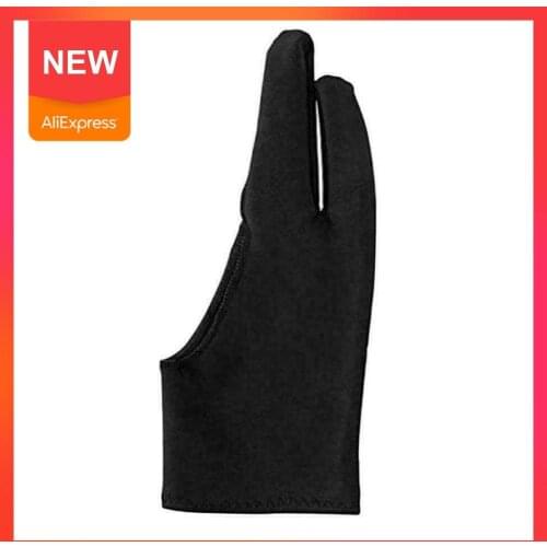 Single-fitting Anti-fouling Painting DrawingTwo-finger Oil Anti-wear Drawing Painting Sketch For Drawing Artist Gloves Pain K9S4