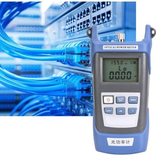 Optical Tester Wattmeter Fiber Optical Power Meter SC// Connector 800-1700nm -70~+10db Power Meter