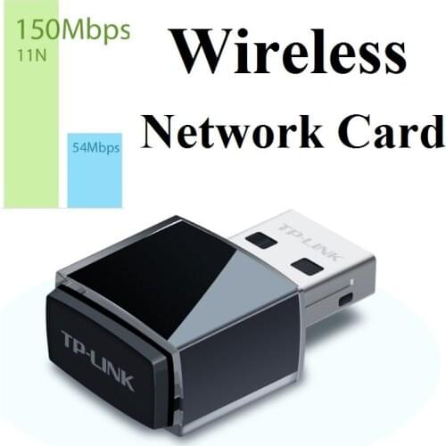 Plug&Play, Free Driver, Mini TP-LINK 150M Wireless Network Card 11N 150Mbps 2.4GHz USB2.0 WiFi Adapter with Internal Antenna