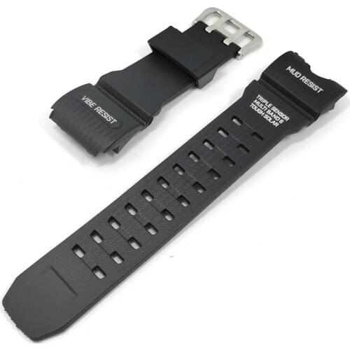 Black Watchband For Casio G-SHOCK GWG-1000GB Sport Watch Band Strap Bracelet for GWG-1000-1APR GWG-1000-1A3 GWG-1000GB-1APR Belt