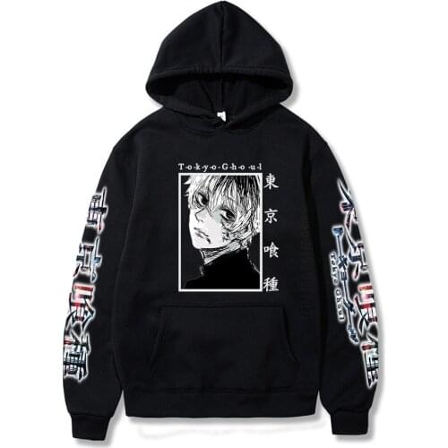 Tokyo Ghoul Men Women Hoodies Harajuku Anime Clothing Fashion Designer Streetwear Novelty Graphic Sweatshirt