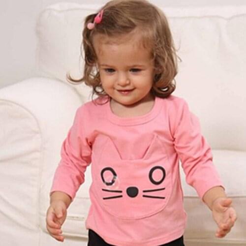 Топы и футболки для девочек Tolo Rabbit China At AliExpress