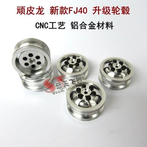 WPL FJ40 C34 FJ CRUISER RC car spare parts upgrade metal wheel frame wheel hub gravel tires