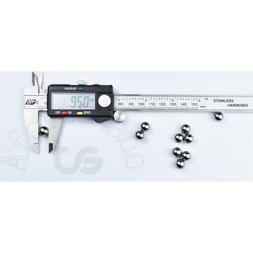 9.5mm 0.3543307(inch) 10pieces Chrome Steel ball Diameter 9mm Precision :G10-Grade