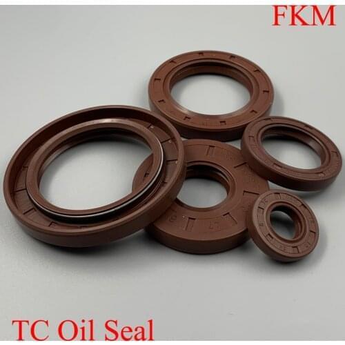 9*30*7 9x30x7 10*18*4/6/7 10x18x4/6/7 Brown Fluoro FKM Fluorine Rubber Lip Spring TC Ring Gasket Radial Shaft Skeleton Oil Seal