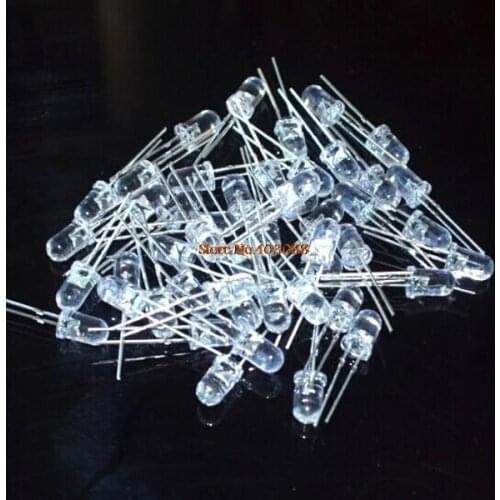 【AH ROBOT】Wholesale 100 pcs lot 5mm IR Infrared LED 940nm Lamp Transmitting Tube Emitting Diode High Power 10pcs