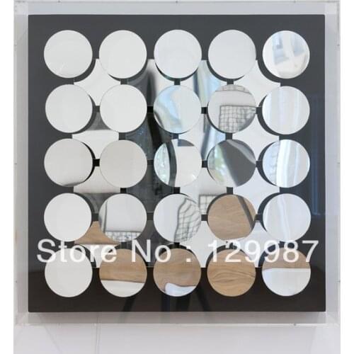 Free shipping 1000pcs per lot 1.2mm thickness ,1cm x1cm acrylic wall mirror small mirror sticker